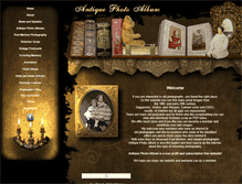 Tablet Screenshot of antiquephotoalbum.nl